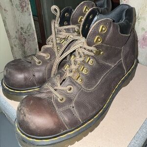 Dr. Martens Chocolate Leather Lace-Up Boots